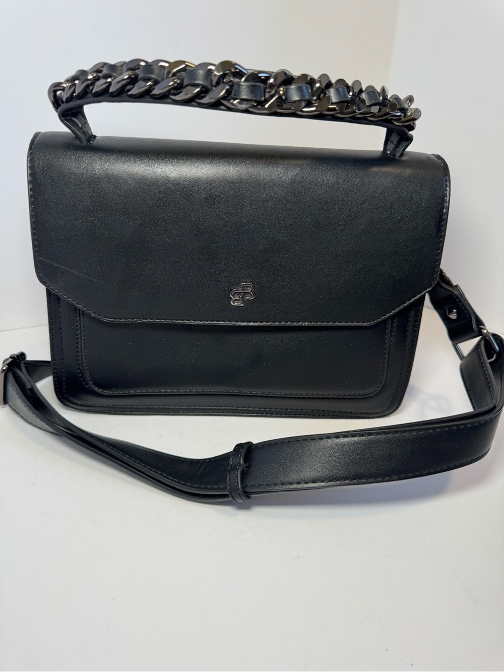 Bienali "Bayla" Couture Chain Top Handle Crossbody Flap Bag